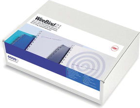 GBC Wirebind 21loop A4 14 mm Silber (100) Ringbinder