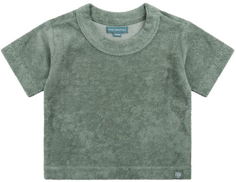 Swim essentials pure tones green boys top t-shirt