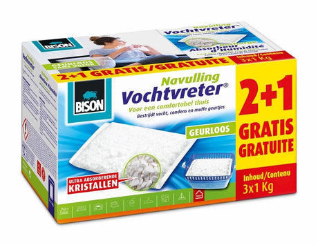 Bison Feuchtigkeitsabsorber Ultra Nachfüllung 3x1k