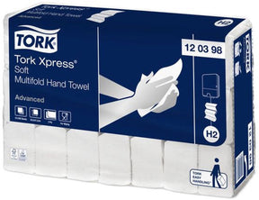 Tork 120398 xpress Multifold Handtuch H2 2-lagig weiß 3780 Stück (120398)