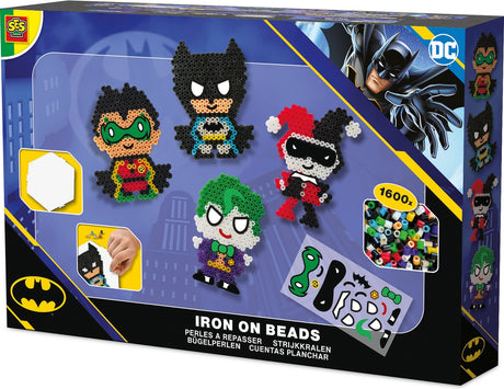 Ses creative - beedz art - DC Batman Figuren - Bügelperlen - 1600 Stück mit Grundplatten und Bügelbögen - ab 5 Jahren