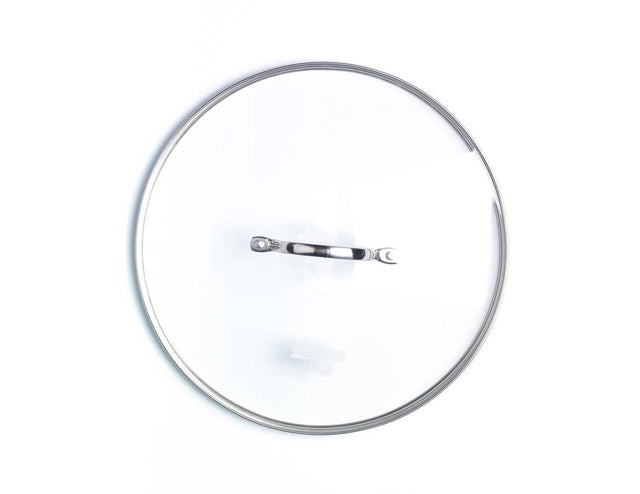 Greenpan Universal-Glasdeckel 20 cm – transparent – gehärtetes Glas – Edelstahl