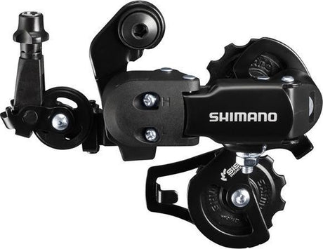 Shimano Schaltwerk 6 7-Gang Tourney RD-FT35 – Direktmontage D-Typ – Silber Schwarz