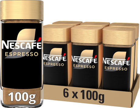 Nescafé Gold Espresso Instantkaffee – 6 Kannen x 100 g