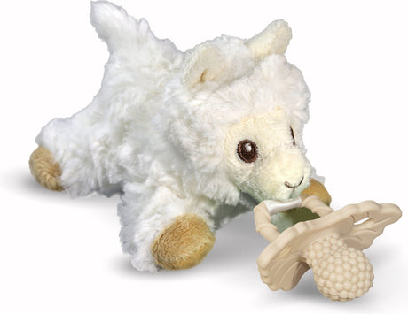 Razbaby – Razbuddy Schnuller-Kuscheltier inklusive Razberry-Beißschnuller – Lama