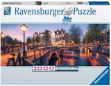 Ravensburger Puzzle Amsterdam bei Nacht – Puzzle 1000 Teile.