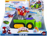 Jazwares Spidey und tolle Freunde – verbünde dich mit einem Panzerfahrzeug