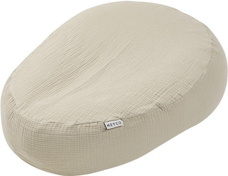 Meyco Baby Uni Relax Bezug für Stillkissen – vorgewaschen hydrophil – Sand