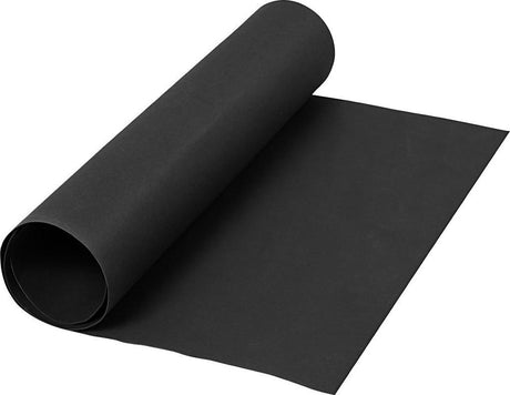 Creativ Company Kunstlederpapierrolle 100x50 cm schwarz
