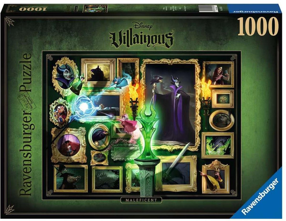 Ravensburger puzzel disney villainous: malificent - legpuzzel - 1000 stukjes