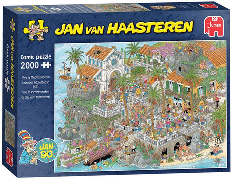 Jan van haasteren legpuzzel leve de middellandse zee! - 2000st.