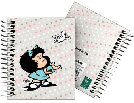 Mafalda-Schrift Vogel mehrfarbig A7 100 Blatt