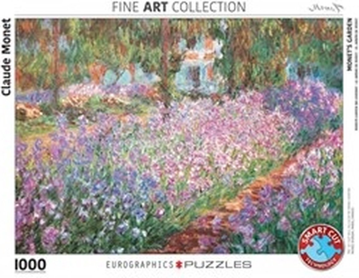 Eurographics – Der Garten des Künstlers in Giverny [le jardin de l'artiste à Giverny] – Claude Monet – 1000 Teile 68×48 cm (B×H) – Kunstpuzzle