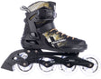 Tempish Wox 2.0 84 Inlineskates – Inlineskates – Damen – Schwarzgold – Größe 40