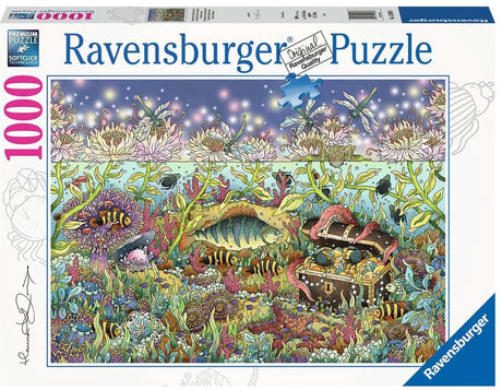 Ravensburger Puzzle Unterwasserreich in der Abenddämmerung - Puzzle - 1000 Teile