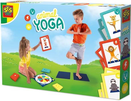 Ses kreatives Ses - Tieryoga - Yoga für Kinder - inklusive Yogamatten, Spinnerbrett und 27 Kinderyogakarten