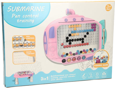 Farbtastenspiel mit rosa Magnetstift