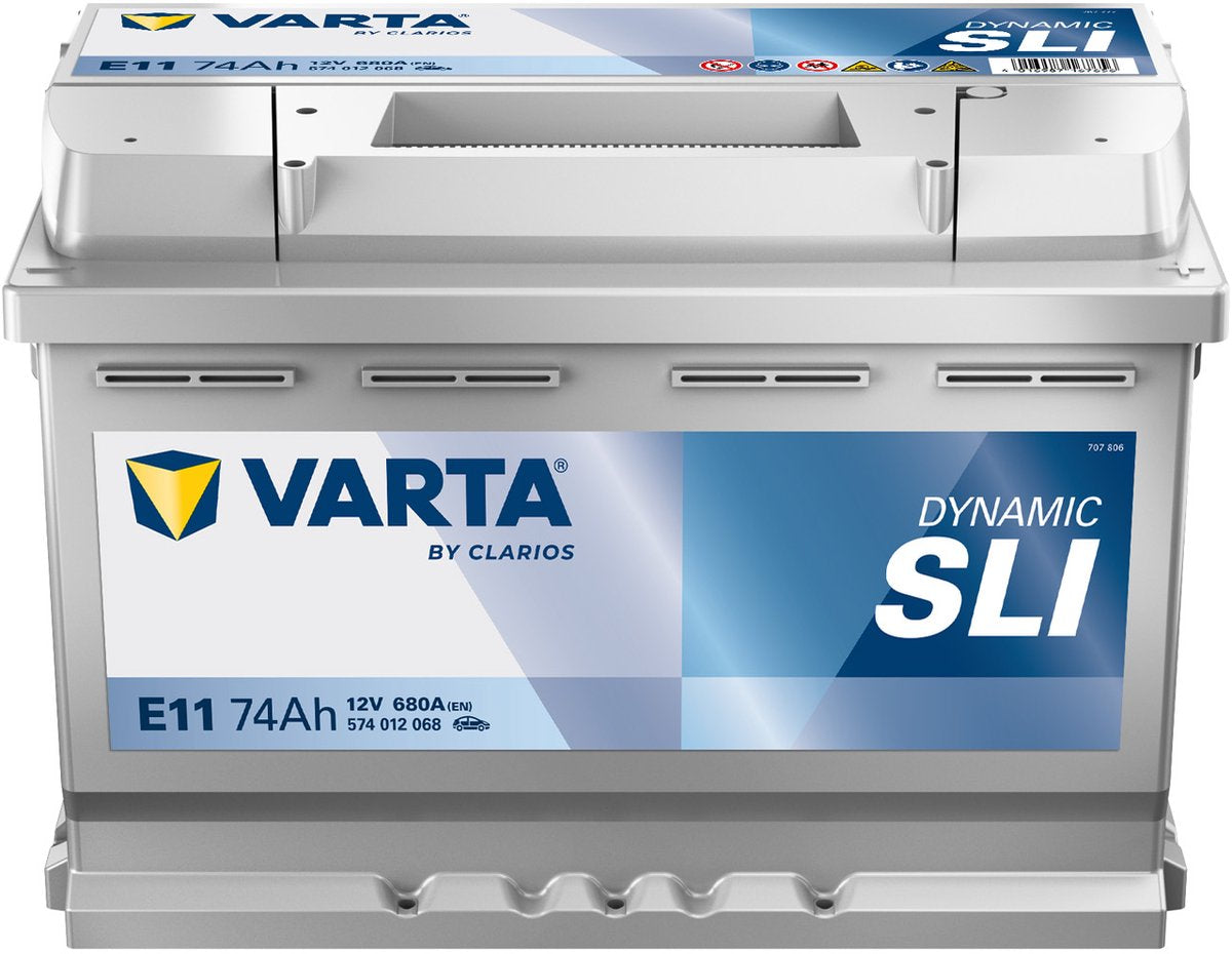Varta accu dynamic sli e11 12v 74ah 680a