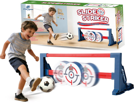 Gear2play slide striker - interactief voetbalspel - bewegend doelwit - train je voetbalskills