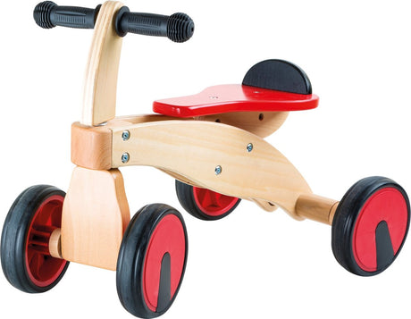 Kleiner Fußholzrennfahrer rot