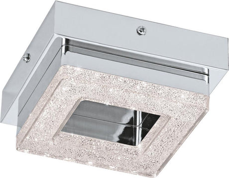 Eglo fradelo - wand plafondlamp - 1 lichts - chroom, helder