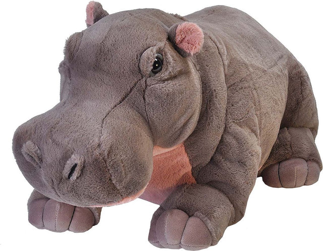 Wild Republic Living Earth Serie – Kuscheltier Nilpferd – Plüsch – Stofftier – 76 cm – Wildtiere