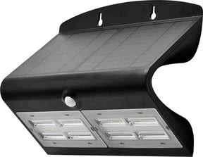 V-tac vt-767-7-b solar wandlamp - ip65 waterdicht - zwart - 8w - 850 lumen - 4000k