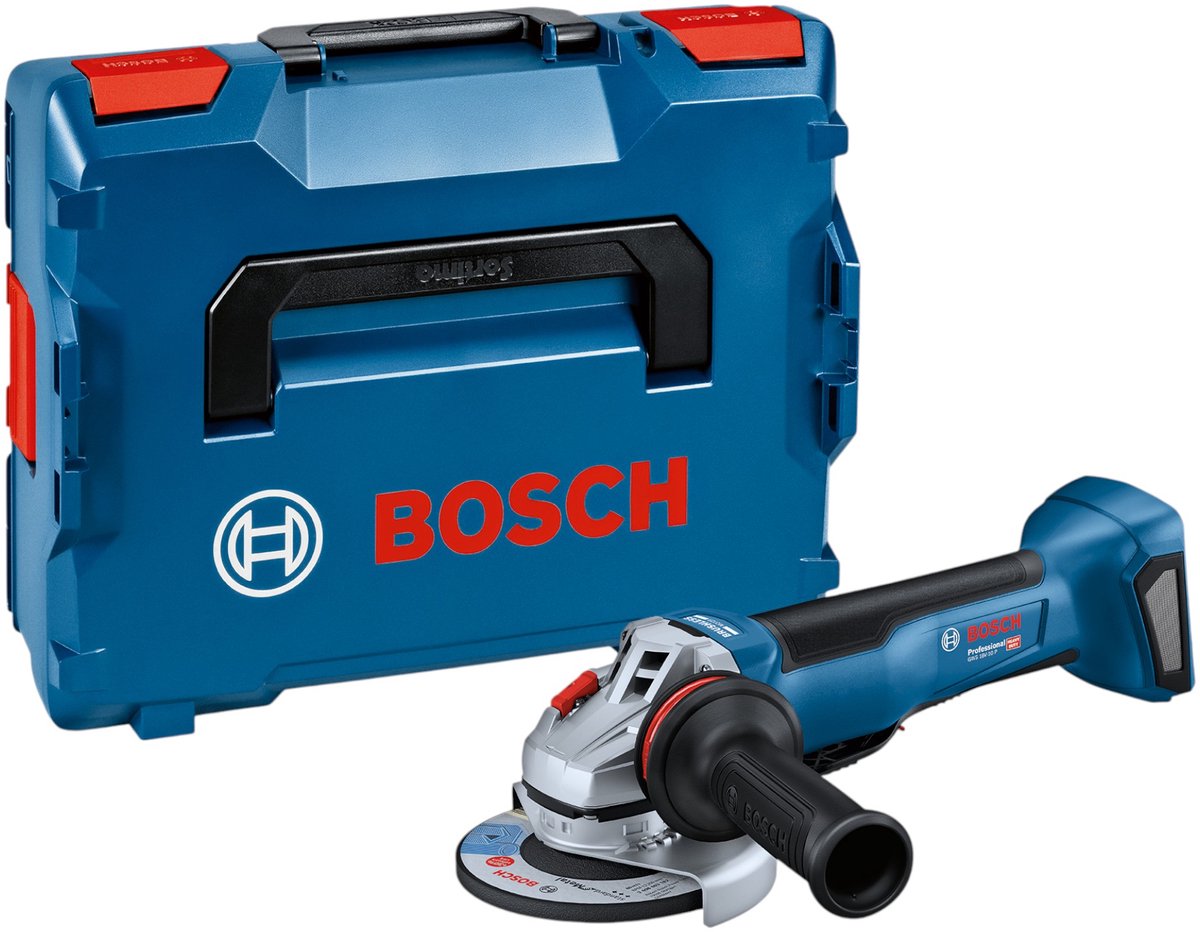 Bosch Blue GWS 18V-10 P Akku-Winkelschleifer | 125mm | ohne Akku und Ladegerät | in L-Boxx - 06019j4102