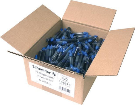 Schneider Schreibgeräte Schneider-Tintenrollermine - Universal 852 - Blau - 300 Stück - S-185213