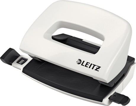 Leitz Wow Mini-Lochstanze aus Metall, weiß
