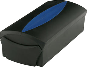 Han-Visitenkartenbox - VIP - inklusive Tabkarten von A-Z - Schwarz Blau - HA-2000-34