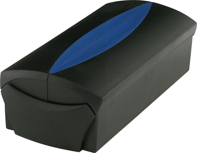 Han-Visitenkartenbox - VIP - inklusive Tabkarten von A-Z - Schwarz Blau - HA-2000-34