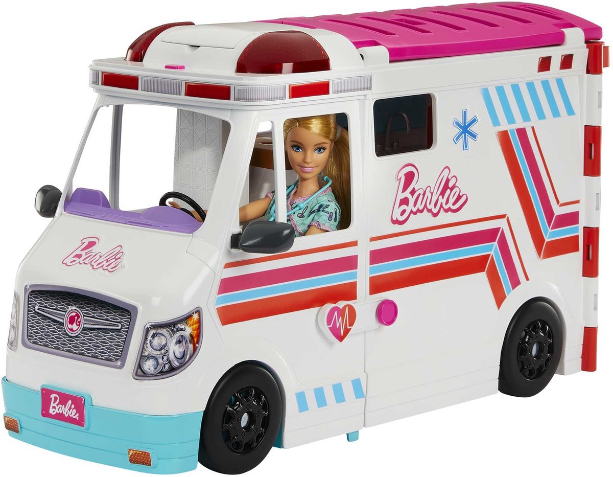 Barbie, du kannst alles sein – Krankenwagen – mit Licht und Ton