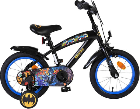 Volare Batman Kinderfahrrad – Jungen – 14 Zoll – Schwarz