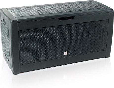 Prosperplast opbergbox - antraciet - kunststof - 310 liter - 119 x 48 x 60 cm