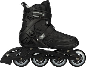 Nijdam Inline-Skates – Gear Up – Größe 45 – Schwarz 45