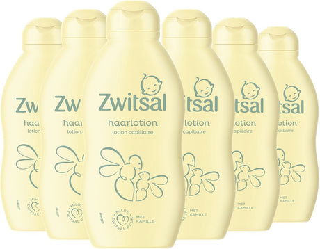 Zwitsal - haarlotion - baby - 6 x 200ml