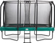 Salta first class - trampoline met veiligheidsnet en ladder - 366 x 214 cm - groen