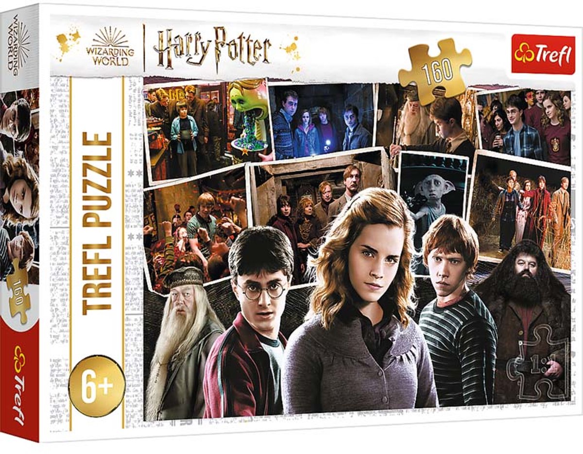 Trefl-Puzzle – Harry Potter und seine Freunde 160 Teile – Magie für Kinder.