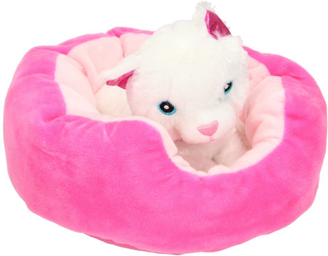 Toi-toys Plüschhund im Korb