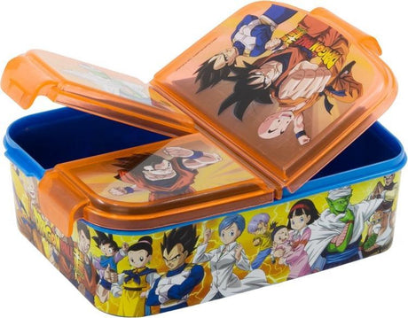 Star Dragon Ball Z – Brotkasten mit 3 Fächern, 18 x 13 x 6 cm