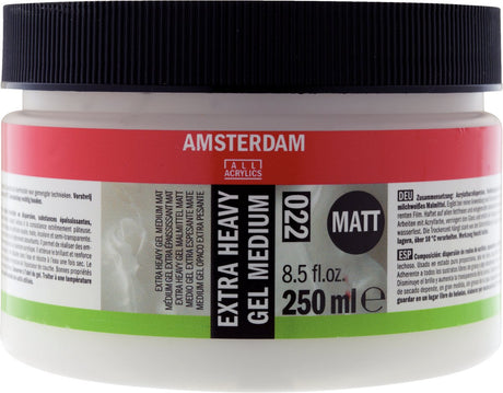 Amsterdam extra schweres Gel mittelmatt 022 Glas 250 ml