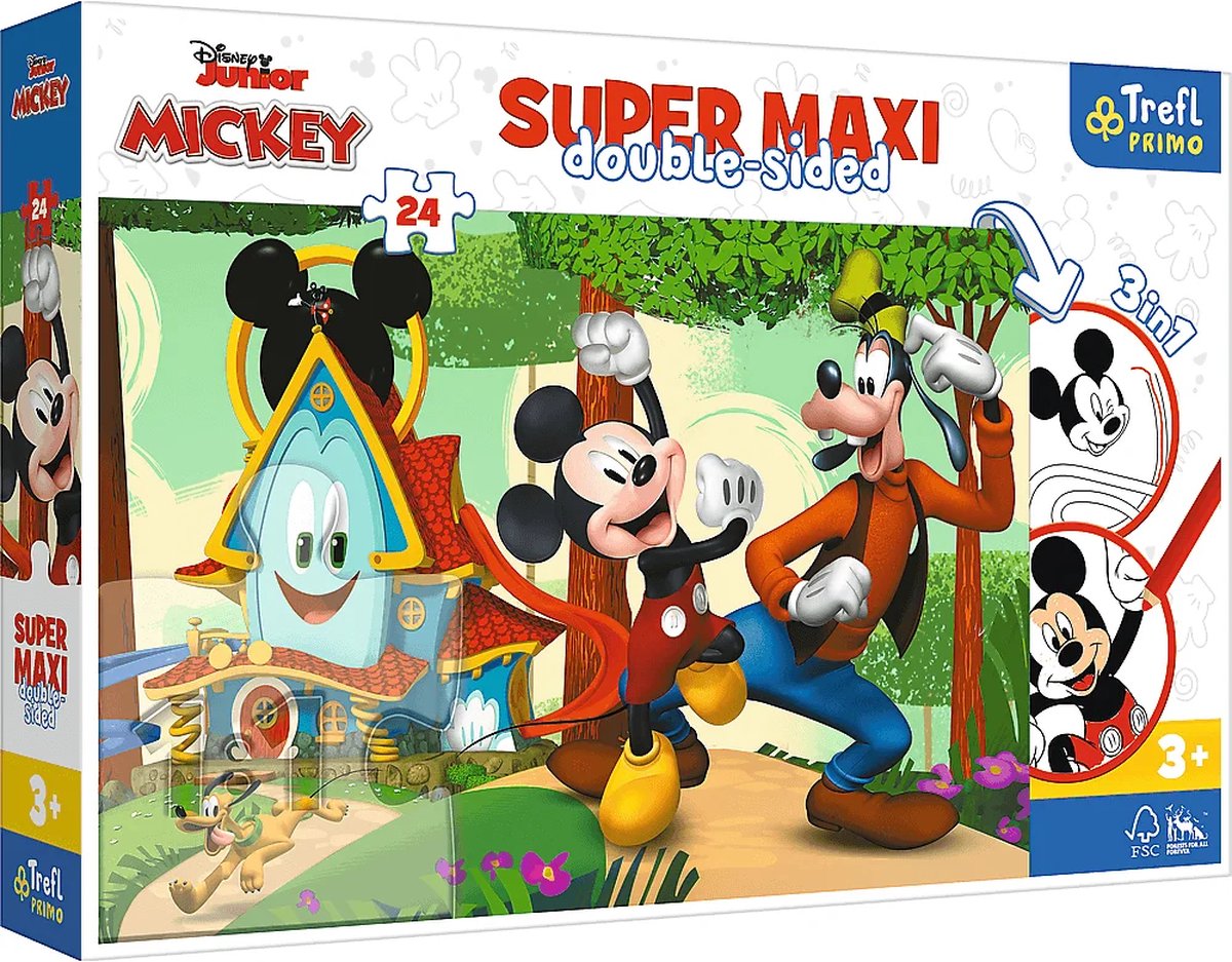 Trefl Mickey Mouse Puzzle – 24 Teile – ab 3 Jahren
