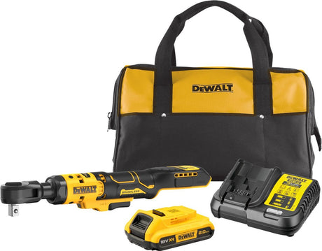 Dewalt DCF512D1 Akku, rechtwinkliger Ratschenschlüssel, 1 2 Sicherungsstift, 18 V XR, 2,0 Ah, im Beutel