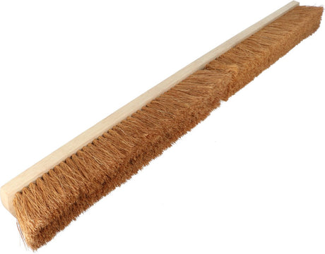 Markenloser Sans-Marque-Raumkehrer aus Kokosnussholz – effektiv auf glatten Böden – FSC-Gütesiegel – flaches Holz – Breite 100 cm