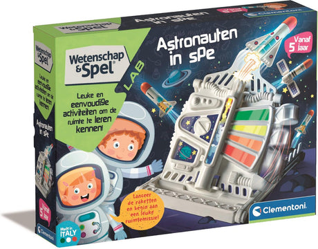 Clementoni Wissenschaft und Spiele – zukünftige Astronauten – Wissenschaftsspielzeug – Experimente – ab 5 Jahren