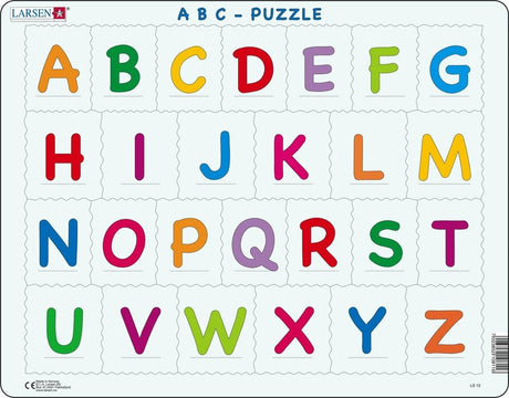 Selecta Larsen-Puzzle zum Erlernen des Alphabetlesens, 26 Teile.