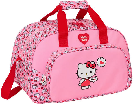 Hello kitty sporttas love letter - 40 x 24 x 23 cm - polyester