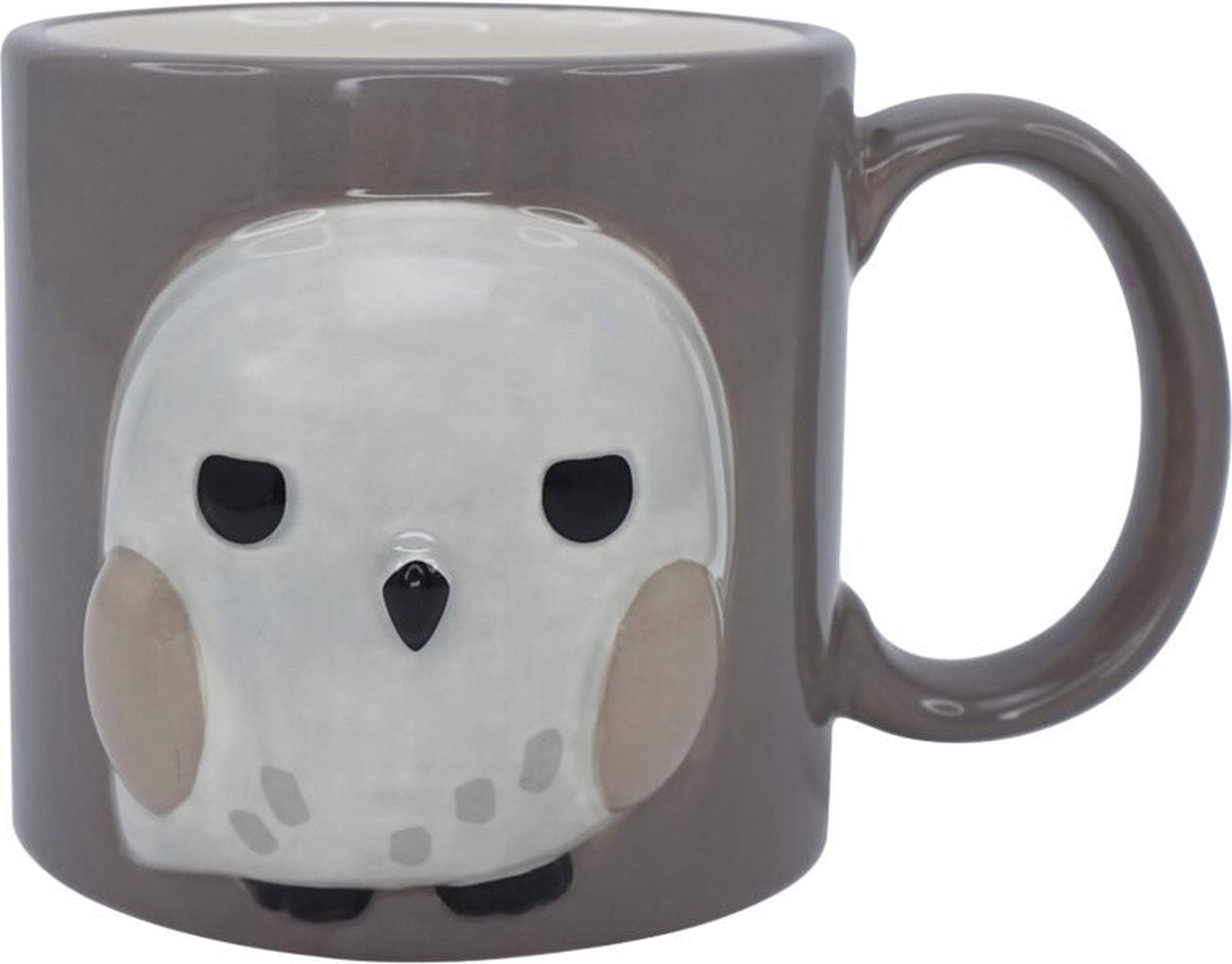 Half Moon Bay Harry Potter – Kawaii Hedwig Mok in Relief, 350 ml