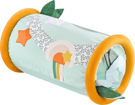 Sophie die Giraffe rollt Spielrolle – Krabbelrolle – Babyspielzeug – Mutterschaftsgeschenk – Babyparty-Geschenk – ab 6 Monaten – 42 x 24 x 24 cm – Stoffbezug